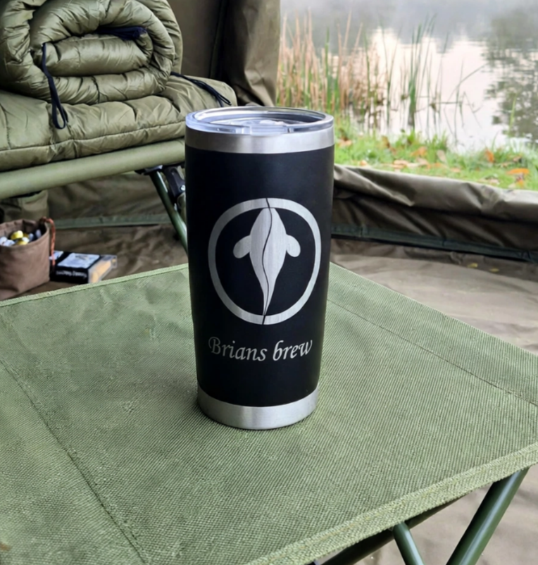 Laser engraved tumbler